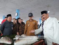 Penjabat Gubernur Blusukan ke Pasar Induk Tanjung Pandan