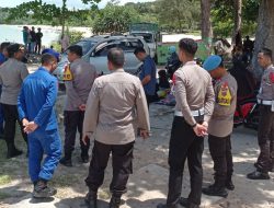 Kapolres Cek Personil Pengamanan di Pantai Tanjung Kerasak