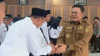 Lantik 102 PPPK Formasi Guru, Bupati Ingatkan Soal Pungli