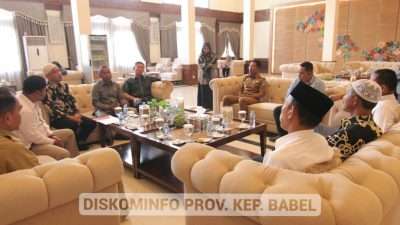 Penjabat Gubernur Terima Audiensi Wakil Ketua DPRD Bangka Tengah