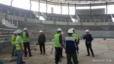Pembangunan Stadion dan Sport Hall Ditinjau Secara Berkala