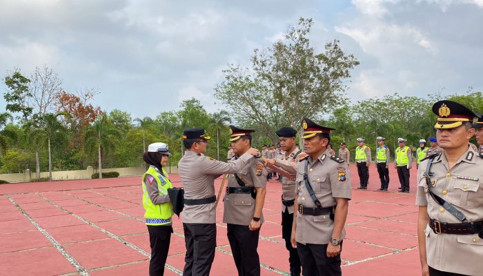 Kapolres Pimpin Sertijab Tiga Perwira