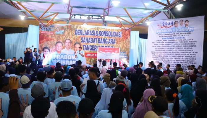Sahabat Bang Ara Siap Memenangkan Prabowo-Gibran Sekali Putaran