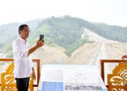 Jokowi Tinjau Pembangunan Bendungan Bulango Ulu