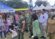 Penjabat Walikota Hadiri Bazar Murah TNI