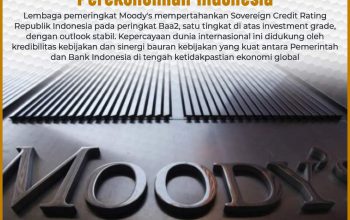 Moody’s Pertahankan Sovereign Credit Rating Republik Indonesia
