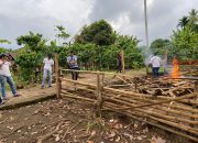 Tempat Judi Sabung Ayam Dibongkar dan Dibakar Polisi