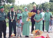 Penyambutan Dandim 0432/Bangka Selatan Berlangsung Khidmat