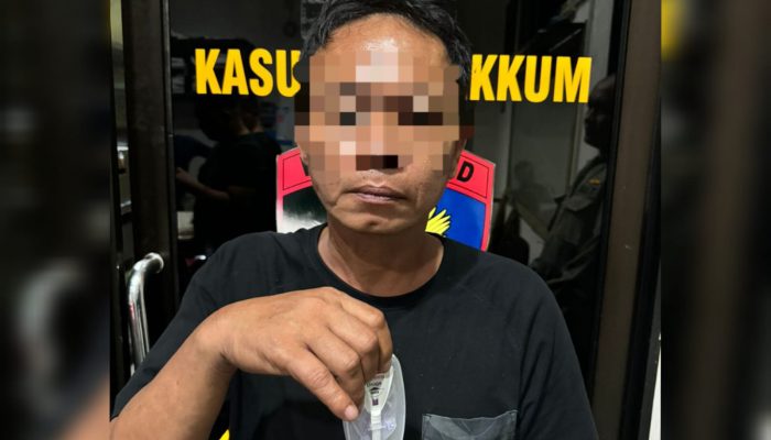 Kurir Sabu Asal Palembang Diringkus Polairud