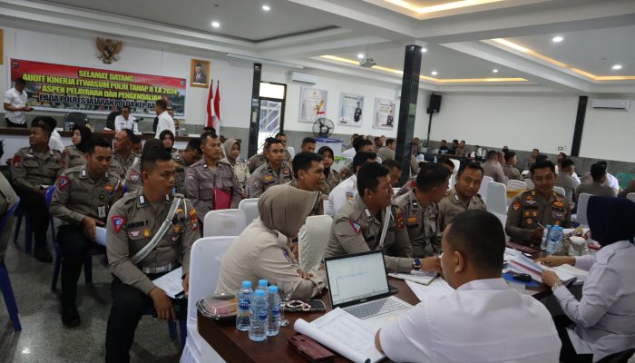 Tim Itwasum Polri Audit Kinerja Polres Bangka