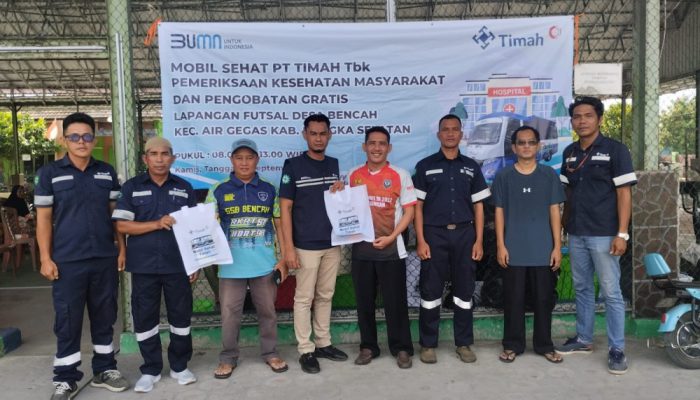 Mobil Sehat PT Timah Hadir di Desa Bencah