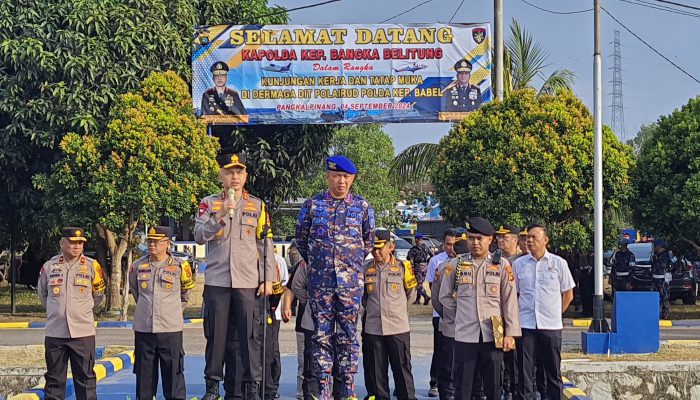 Kapolda Kunjungan Kerja ke Dermaga Sandar Direktorat Polairud