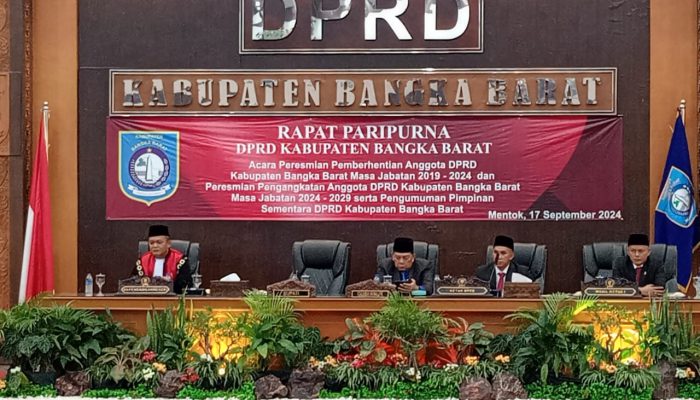 30 Anggota DPRD Babar Periode 2024-2029 Dilantik