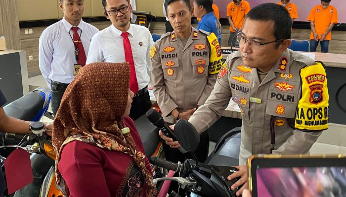 Motor Curian Dikembalikan Kepada Pemiliknya, Tanpa Biaya Apapun