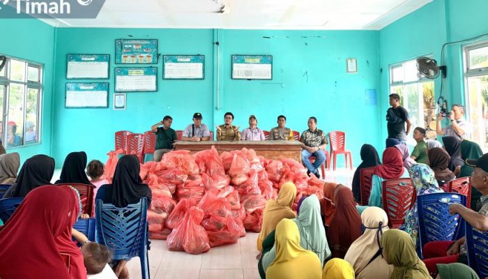 PT Timah Bantu Kebutuhan Pangan Warga