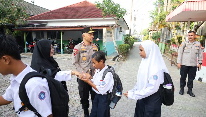 Blusukan ke Sekolah, Kapolda Pastikan Situasi Kamtibmas