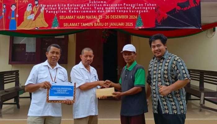 Gereja di Bangka Barat Terima Bantuan dari PT Timah