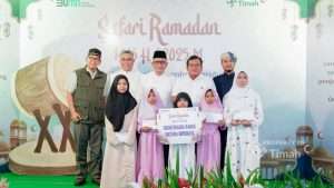 PT Timah Santuni Ratusan Anak Yatim dan Piatu di Bangka Barat