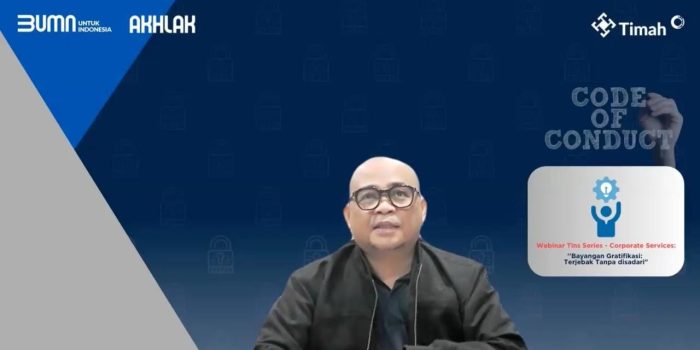 PT Timah Gelar Webinar Bayangan Gratifikasi: Terjebak Tanpa Disadari