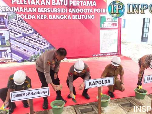 Kapolda Pimpin Groundbreaking Perumahan Subsidi Untuk Anggota Polri