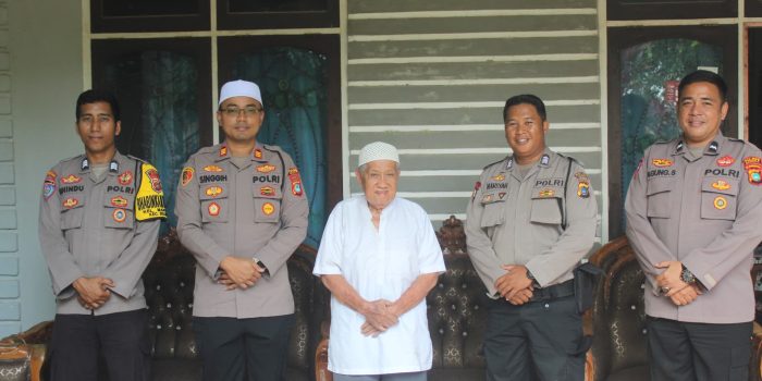 Kapolsek Belinyu Sambangi Tokoh Agama, Sampaikan Pesan Kamtibmas