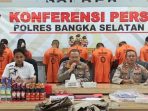 Selama 2 Pekan, Polres Basel Ungkap 12 Kasus Pekat