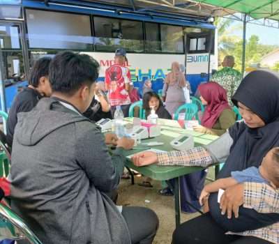 Antusias! Warga Belo Sambut Layanan Kesehatan Gratis PT Timah