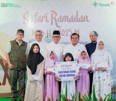 Berbagi Berkah Ramadan, PT Timah Santuni Ribuan Anak Yatim di Tiga Provinsi