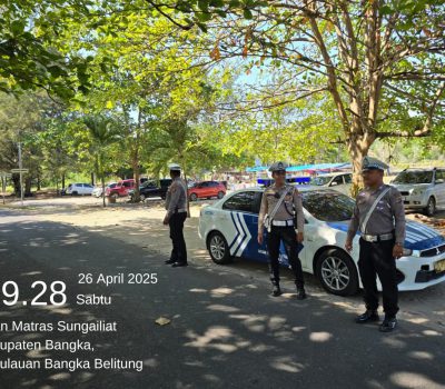 Patroli Satlantas Hadir di Tiga Lokasi Wisata Favorit