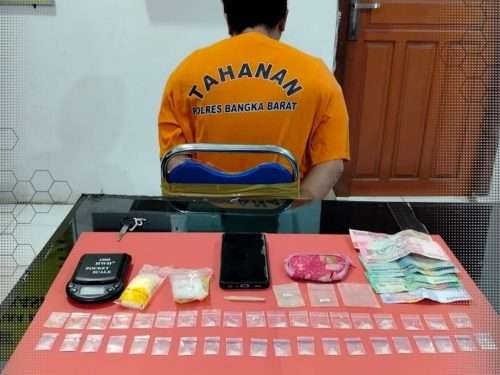 Polres Ungkap Peredaran 40 Paket Sabu