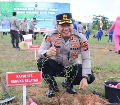Polres Basel Dukung Program Ketahanan Bumi Serumpun Sebalai