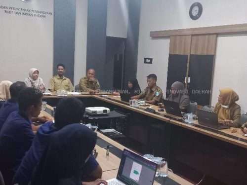 Kunjungi Bapperida Bangka Barat, BPS Sosialisasi dan Koordinasi Statistik Sektoral