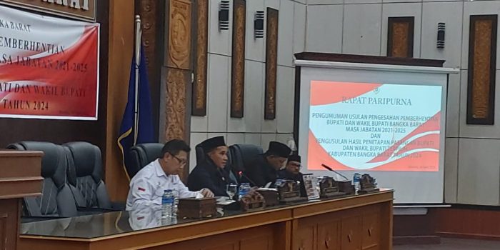 Mewakili Sukirman, Sekda Ucapkan Selamat Kepada Markus dan Yus Derahman