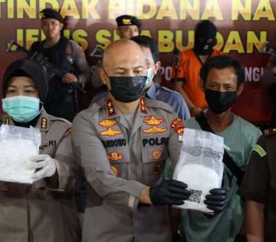 Kapolda Pimpin Pemusnahan Sabu Dan Ekstasi Senilai 6,41 Miliyar Rupiah