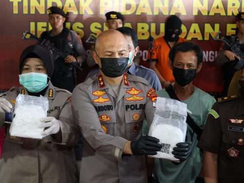 Kapolda Pimpin Pemusnahan Sabu Dan Ekstasi Senilai 6,41 Miliyar Rupiah