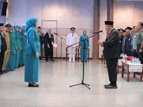 Noni Dikukuhkan Sebagai Ketua TP PKK Provinsi Babel