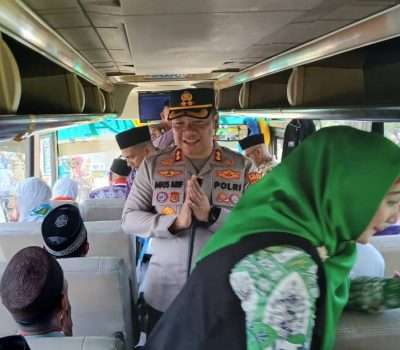 28 Personel Polres Amankan dan Kawal Pelepasan Jamaah Haji Basel