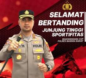 Bhayangkara Cup Akan Dibuka Besok, Kapolres Bangka Barat Ajak Masyarakat Nonton Bola