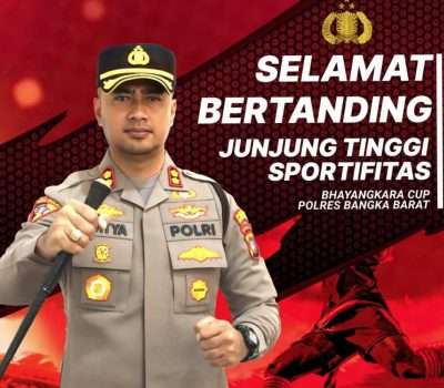 Bhayangkara Cup Akan Dibuka Besok, Kapolres Bangka Barat Ajak Masyarakat Nonton Bola