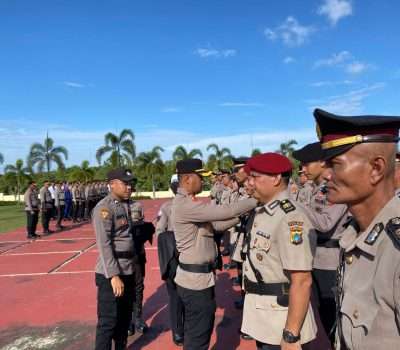 Kapolres Pimpin Upacara Sertijab Perwira