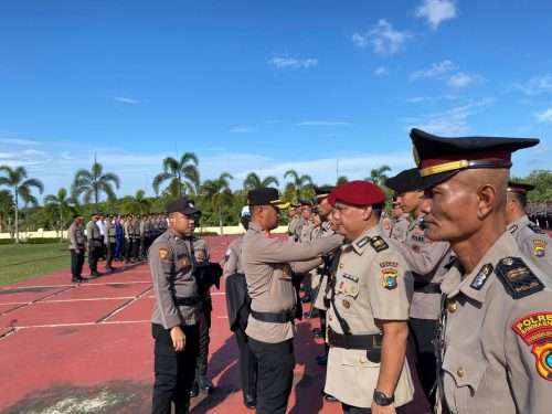 Kapolres Pimpin Upacara Sertijab Perwira
