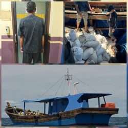 Ditpolairud Gagalkan Pengangkutan 20 Ton Pasir Timah