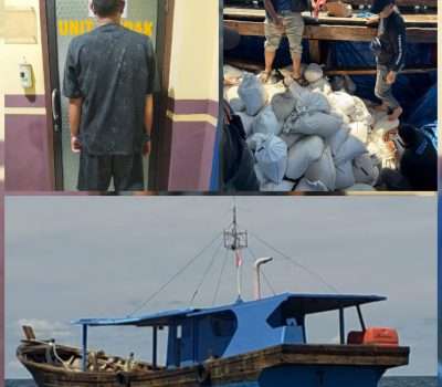 Ditpolairud Gagalkan Pengangkutan 20 Ton Pasir Timah