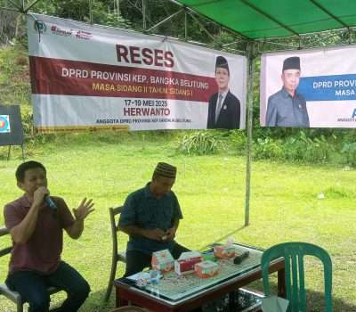Herwanto dan Arbiyanto Komitmen Perjuangkan Aspirasi Warga Air Belo