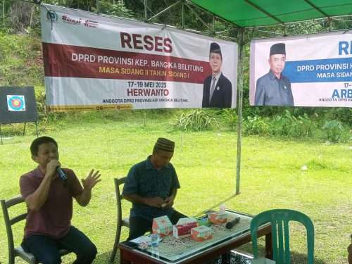 Herwanto dan Arbiyanto Komitmen Perjuangkan Aspirasi Warga Air Belo