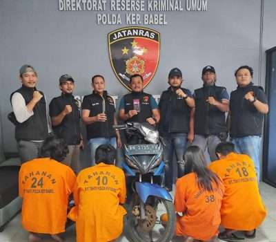 Satgas Gakkum Operasi Pekat II Tangkap 4 Pelaku Pemerasan