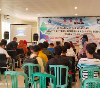 Dinas Perpustakaan dan Kearsipan Gelar Bimtek Menulis Konten Budaya Lokal