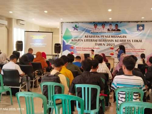 Dinas Perpustakaan dan Kearsipan Gelar Bimtek Menulis Konten Budaya Lokal
