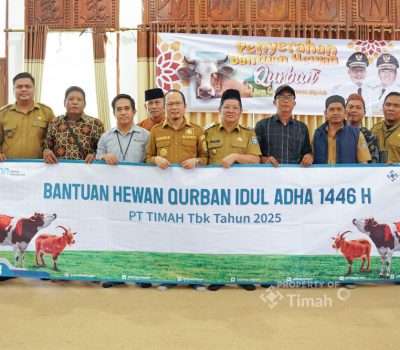 PT Timah Konsisten Berbagi Hewan Kurban Untuk Masyarakat