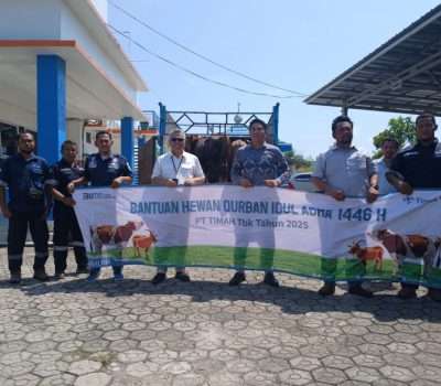 PT Timah Bagikan Hewan Kurban Untuk Masyarakat Bangka Barat